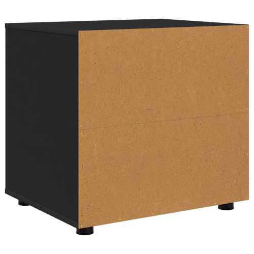 Шкаф за съхранение Черно 60 x 48 x 57 см Инженерно дърво