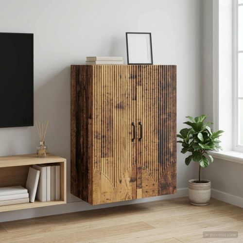 Стенно шкафче Старо дърво 66 x 34,5 x 90 см Инженерна дървесина