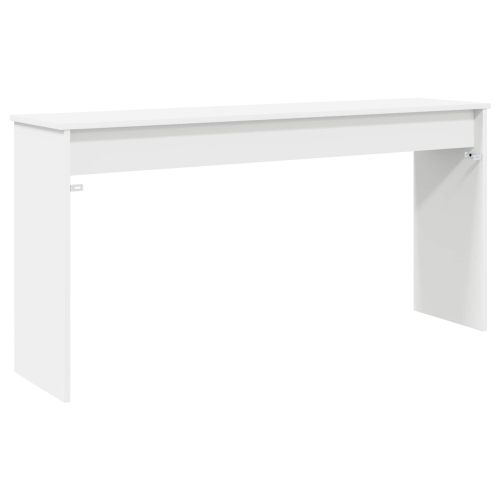 Стойка за клавиатура Бяло 130 x 32 x 64 см Инженерно дърво