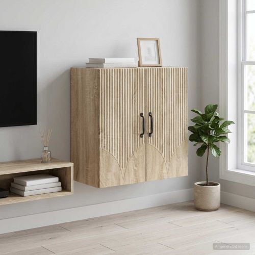 Стенно шкафче Дъб сонома 59 x 31 x 60 см Инженерна дървесина