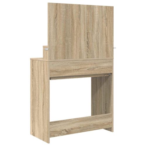 Тоалетки за спалня с чекмедже Сонома дъб 80 x 39,6 x 135 см