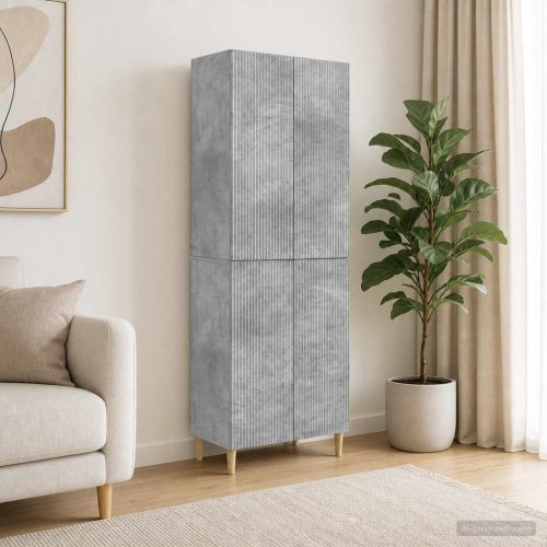 Комплект шкафове 2 pcs 66 x 34,5 x 90 см Инженерна дървесина