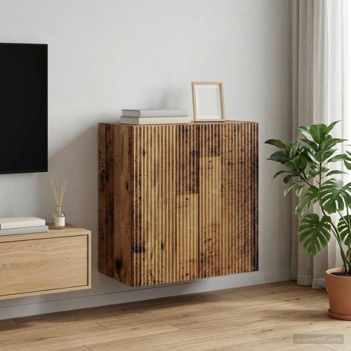 Стенно шкафче Старо дърво 59 x 31 x 60 см Инженерна дървесина