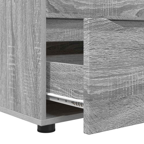 Шкаф за съхранение Сив Сонома 60 x 48 x 57 см Инженерно дърво