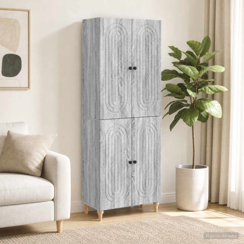 Комплект шкафове 2 pcs 66 x 34,5 x 90 см Инженерна дървесина
