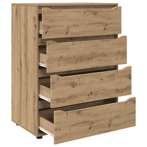 Шкафове за съхранение 80 x 48 x 105 см Инженерно дърво Дъб