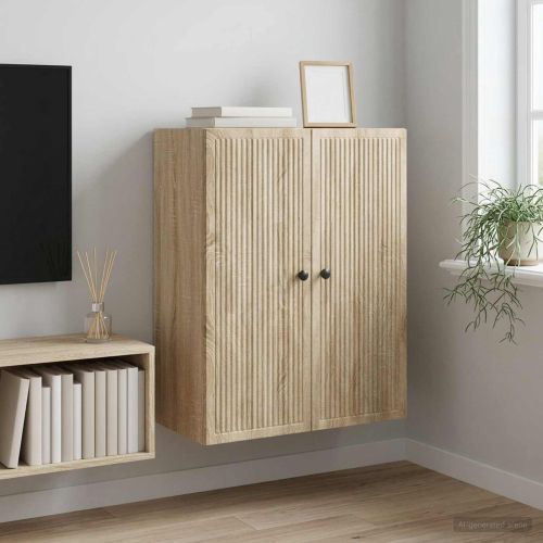 Стенно шкафче Дъб сонома 66 x 34,5 x 90 см Инженерна дървесина