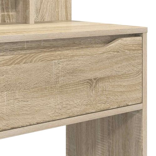 Тоалетки за спалня с чекмедже Сонома дъб 80 x 39,6 x 135 см