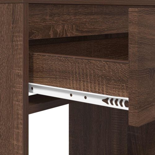 Тоалетки за спалня Кафяв дъб 80 x 39,6 x 135 см Инженерно дърво