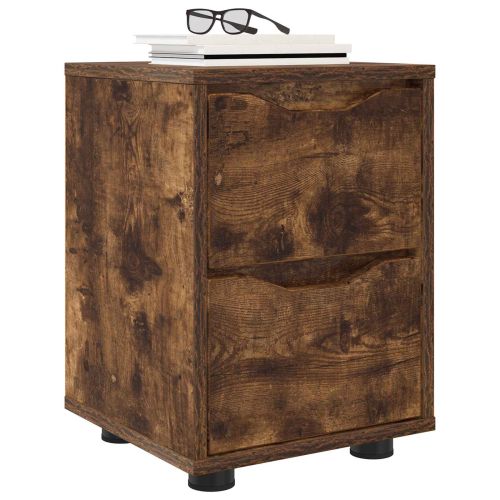 Нощни маси 2 pcs Димян дъб 30,5 x 30 x 43 см Инженерно дърво