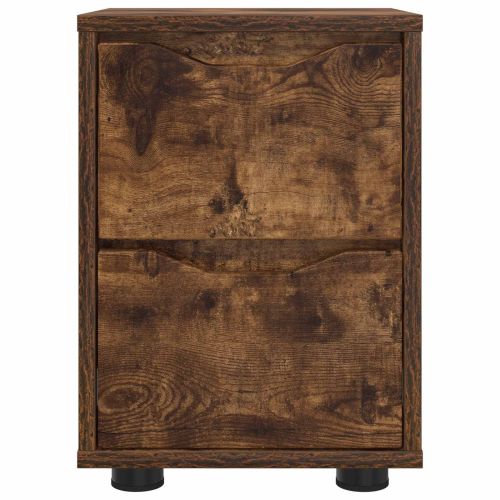 Нощни маси 2 pcs Димян дъб 30,5 x 30 x 43 см Инженерно дърво
