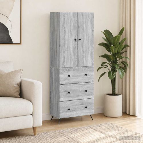 Комплект шкафове 2 pcs Сив Сонома 66 x 34,5 x 90 см