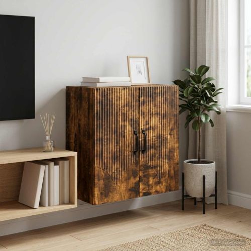 Стенно шкафче Опушен дъб 59 x 31 x 60 см Инженерна дървесина