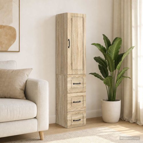 Комплект шкафове 2 pcs Дъб сонома 33 x 34,5 x 87 см