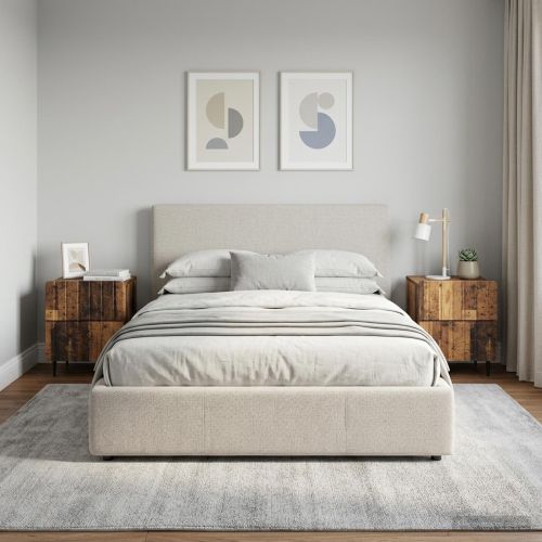 Нощен шкаф с чекмедже 2 pcs Старо дърво 43 x 34,5 x 49,5 см