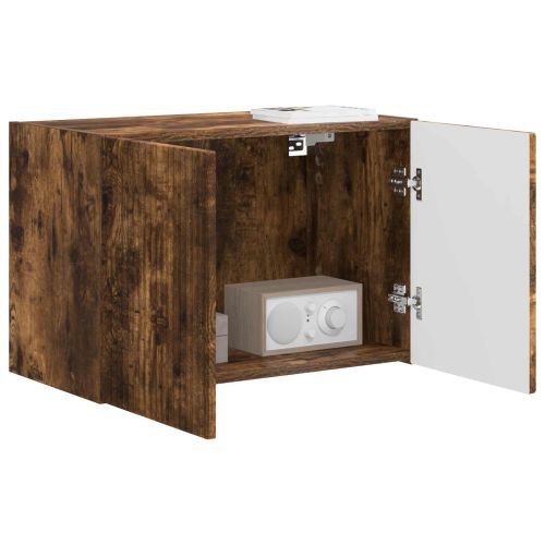 TV стенен шкаф Димян дъб 59,5 x 31 x 40 см Инженерно дърво