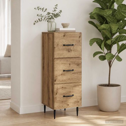 Чекмеджетен шкаф 33 x 34,5 x 89,5 см Инженерна дървесина