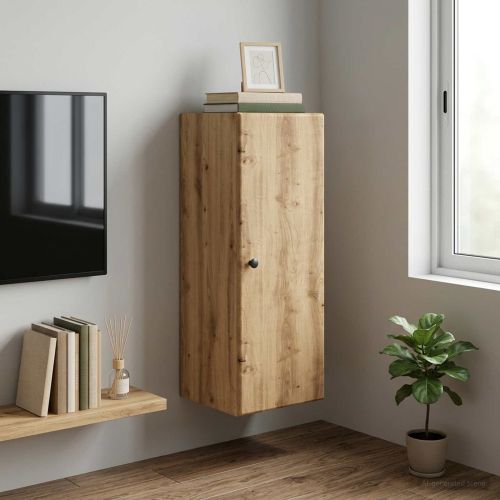 Стенно шкафче 33 x 34,5 x 90 см Инженерна дървесина Дъб артизан