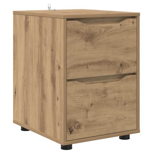 Шкаф за съхранение 40 x 48 x 57 см Инженерно дърво Дъб