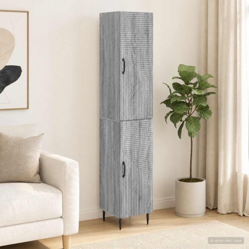 Комплект шкафове 2 pcs Сив Сонома 33 x 34,5 x 89,5 см