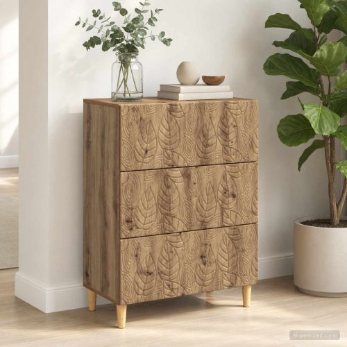 Чекмеджетен шкаф 66 x 34,5 x 90 см Инженерна дървесина