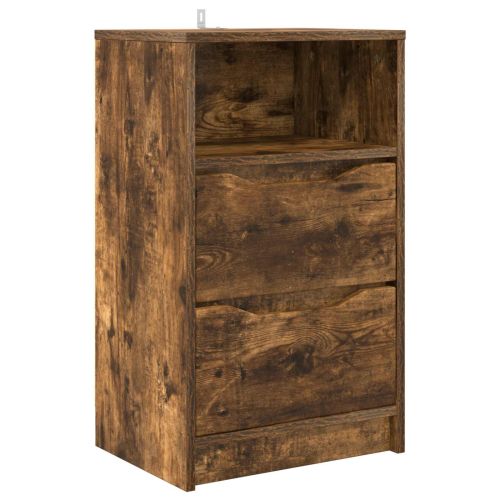 Нощно шкафче Димян дъб 40 x 30 x 467 см Инженерно дърво
