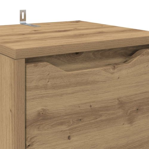 Шкаф за баня Дъб 30,5 x 30 x 101 см Инженерно дърво