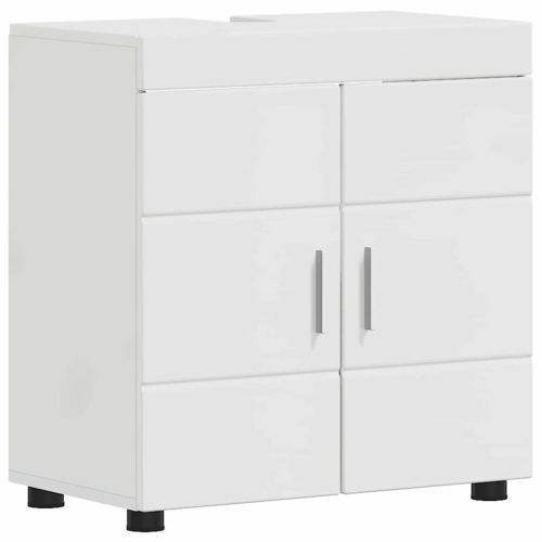 Комплект мебели за баня TULUM 4 pcs Лъскаво бяло