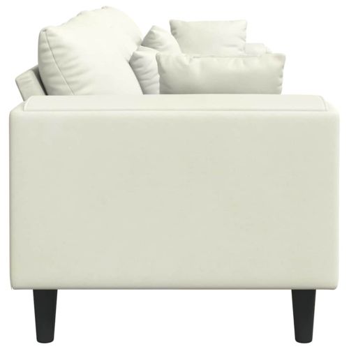 Диван Крем 250 x 77 x 76 см Кадифе