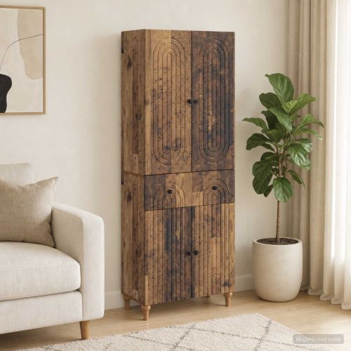Комплект шкафове 2 pcs 66 x 34,5 x 90 см Инженерна дървесина