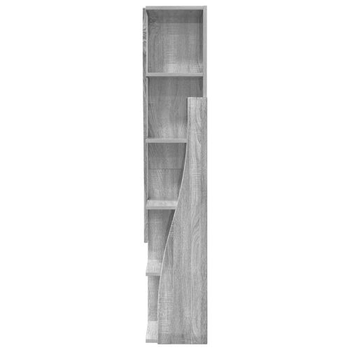 Ъглов шкаф Сив Сонома 27,5x27x140см Инженерно дърво