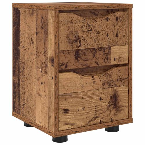 Нощно шкафче Старо дърво 30,5 x 30 x 43 см Инженерно дърво