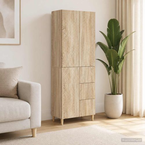 Комплект шкафове 2 pcs 66 x 34,5 x 90 см Инженерна дървесина