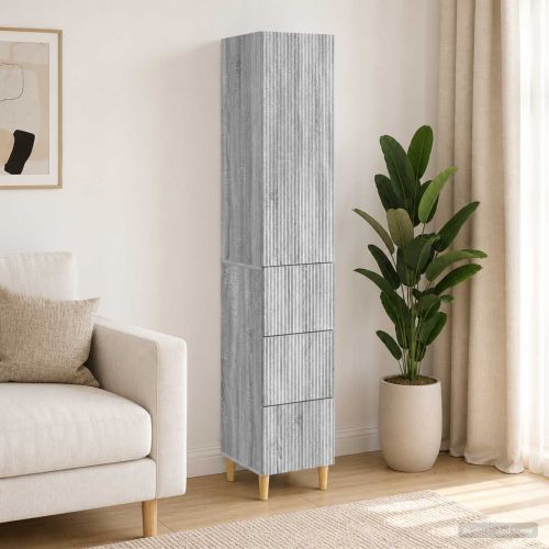 Комплект шкафове 2 pcs Сив Сонома 33 x 34,5 x 90 см
