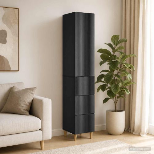 Комплект шкафове 2 pcs 33 x 34,5 x 90 см Инженерна дървесина