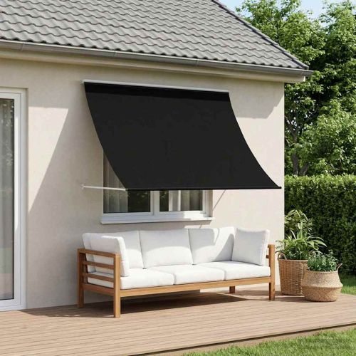 Сенник Черно 400 x 150 cm 180 г / м² полиестер с PU покритие