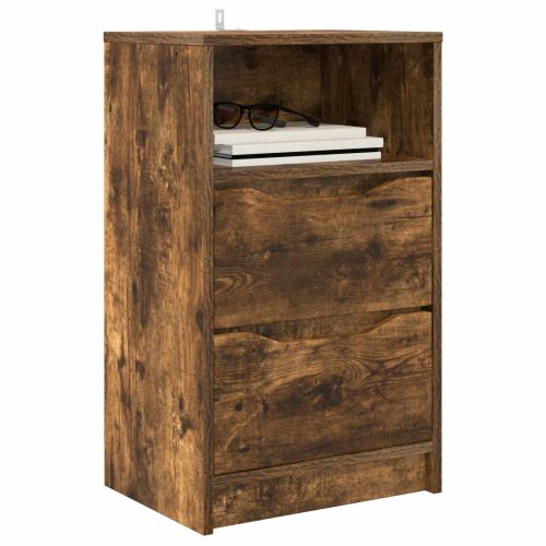 Нощни маси 2 pcs Димян дъб 40 x 30 x 467 см Инженерно дърво