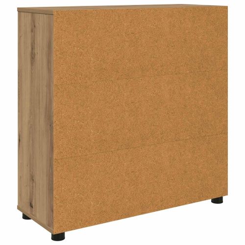 Шкаф за съхранение 80 x 31 x 81 см Инженерно дърво Дъб