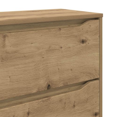 Шкаф за съхранение 80 x 31 x 81 см Инженерно дърво Дъб