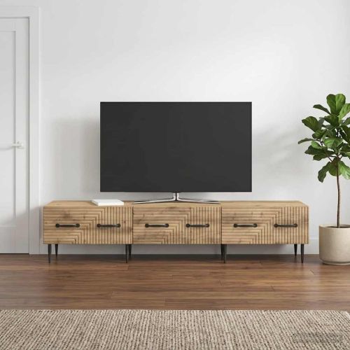 ТВ шкаф 147 x 34,5 x 30 см Дъб артизан Инженерна дървесина