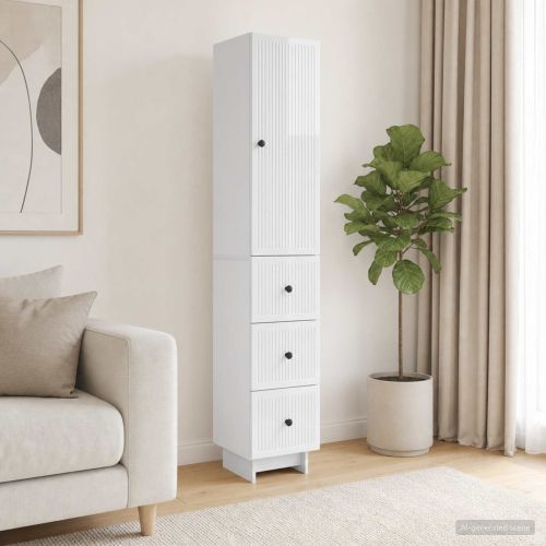 Комплект шкафове 2 pcs 33 x 34,5 x 90 см Инженерна дървесина