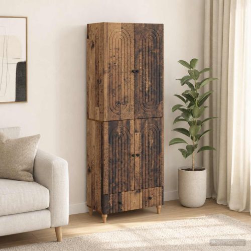 Комплект шкафове 2 pcs 66 х 34,5 х 95 см Инженерна дървесина
