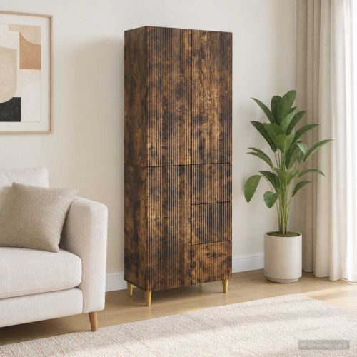 Комплект шкафове 2 pcs 66 x 34,5 x 90 см Инженерна дървесина