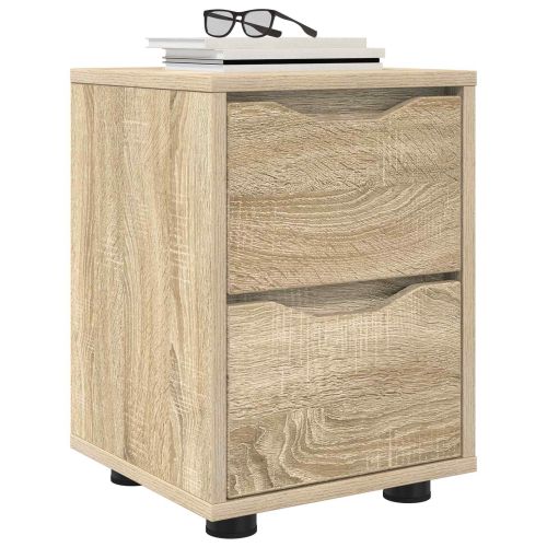 Нощни маси 2 pcs Сонома дъб 30,5 x 30 x 43 см Инженерно дърво