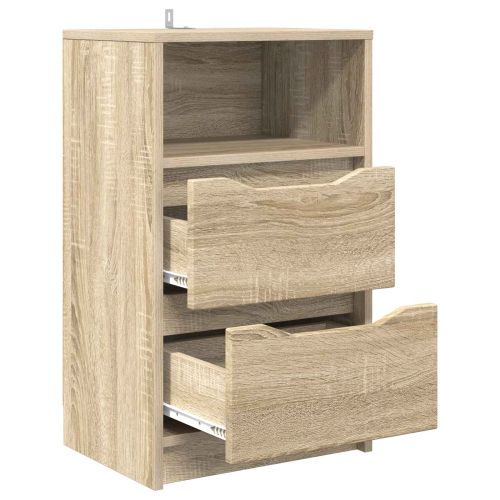 Нощно шкафче Сонома дъб 40 x 30 x 467 см Инженерно дърво
