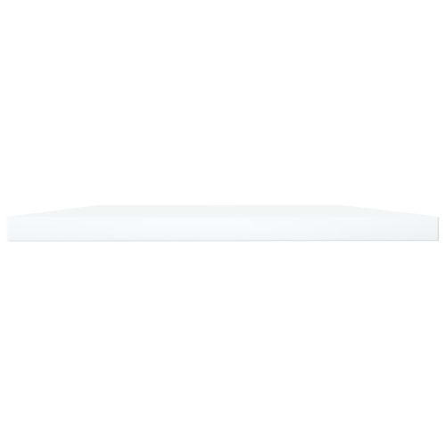 Рафтове за етажерка, 8 бр, бели, 100x30x1,5 см, ПДЧ
