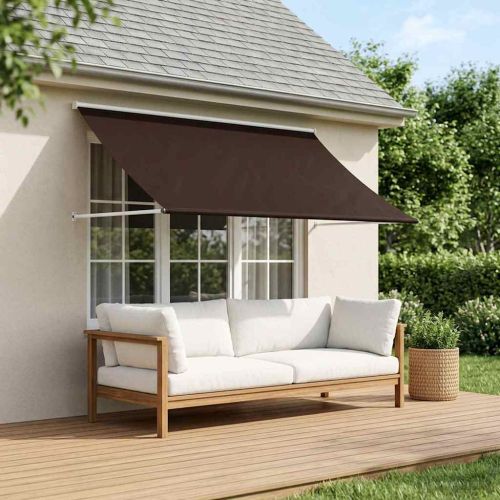 Сенник Кафяво 100 x 150 cm 180 г / м² полиестер с PU покритие