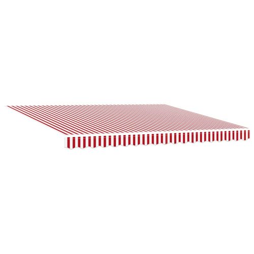 Прибираща се тента Червено и бяло 400 × 350 cm