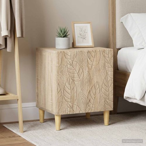 Нощно шкафче 2 pcs Дъб сонома 43 x 34,5 x 50 см
