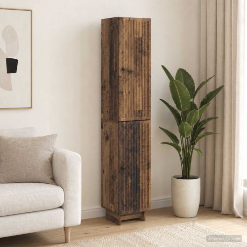Комплект шкафове 2 pcs Старо дърво 34,5 x 33 x 90 см